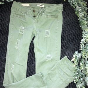 DOLLHOUSE OLIVE GREEN PANTS